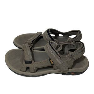 Teva Grey Velcro Outdoor Athletic Sandals